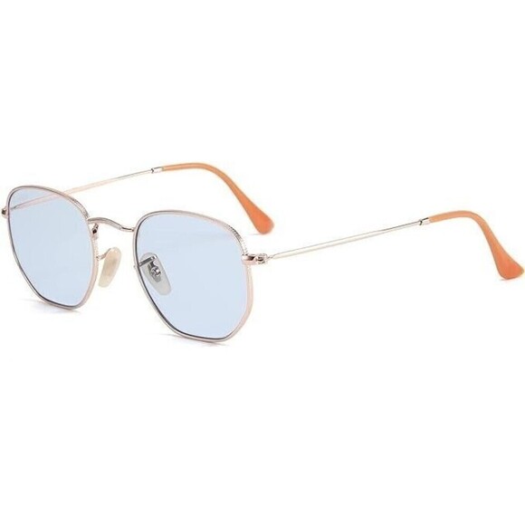 CONRAD RONTGEN Retro hexagon Sunglasses for Women Men Double Bridge UV400 main image 8